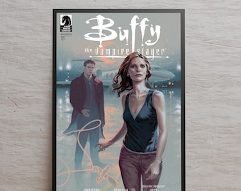 Buffy the Vampire Slayer Poster, High Quality Print, Tv Show Wall Art, Gift for Tv Series Fans