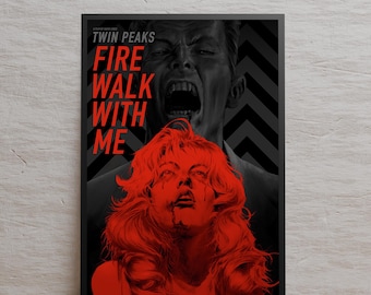 Póster de Twin Peaks, impresión de alta calidad, arte mural de la serie de televisión, regalo para fans de la serie.