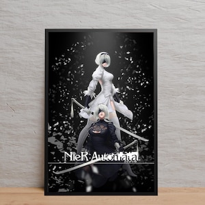 Poster di Nier Automata, stampa di alta qualità, decorazione murale per videogiochi, regalo per giocatori