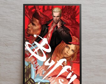 Buffy the Vampire Slayer Poster, High Quality Print, Tv Show Wall Art, Gift for Tv Series Fans
