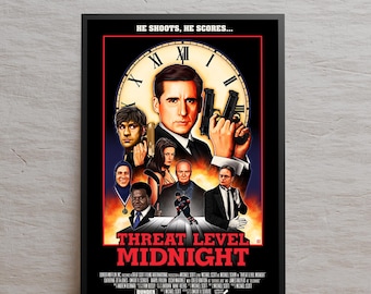 Plakat „Poziom zagrożenia: północ”, wydruk wysokiej jakości, dekoracja ścienna do filmu, prezent dla fanów kina