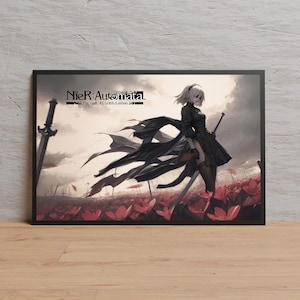 Nier Automata Poster, High Quality Print, Video Game Wall Art, Gift for Gamers