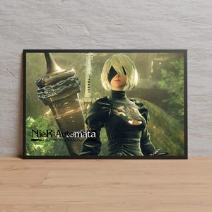 Poster di Nier Automata, stampa di alta qualità, decorazione murale per videogiochi, regalo per giocatori