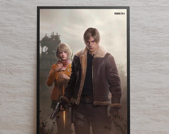 バイオハザード4 マルチサイズポスタープリント - Etsy 日本