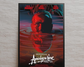地獄の黙示録 (1979) マーロン・ブランドの映画ポスター復刻版、約