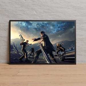 Final Fantasy Poster, High Quality Print, Video Game Wall Art, Gift for Gamers