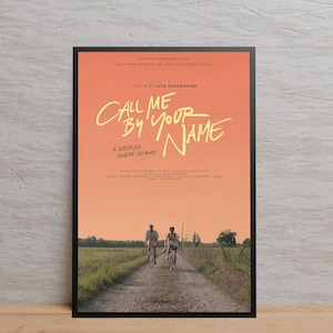 Call Me by Your Name Poster, High Quality Print, Movie Wall Art, Gift for Film Fans