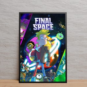 Final Space Poster, High Quality Print, Tv Show Wall Art, Gift for Tv Series Fans