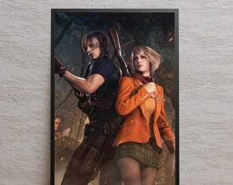 バイオハザード4 リメイク、ポスタープリント - Etsy 日本