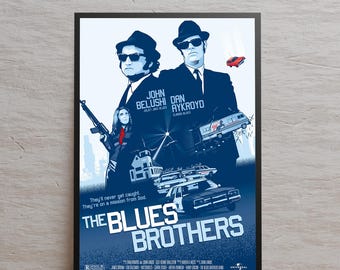 Poster The Blues Brothers | Wall Art | 3+1 FREE
