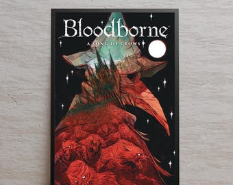 Bloodborne Poster, High Quality Print, Video Game Wall Art, Gift for Gamers