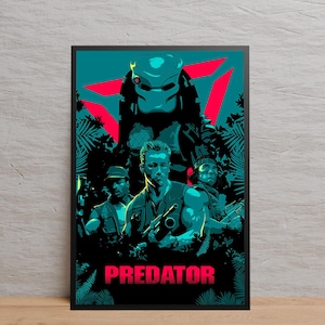 Predator Poster, High Quality Print, Movie Wall Art, Gift for Film Fans