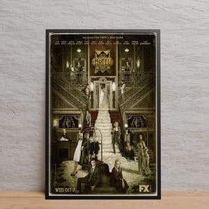 American Horror Story-affisch, högkvalitativt tryck, väggkonst för TV-serier, present till TV-seriefans