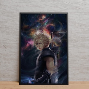 Final Fantasy Poster, High Quality Print, Video Game Wall Art, Gift for Gamers