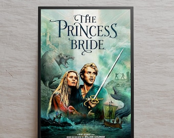 Poster The Princess Bride, hoogwaardige print, tv-show kunst aan de muur, cadeau voor fans van tv-series