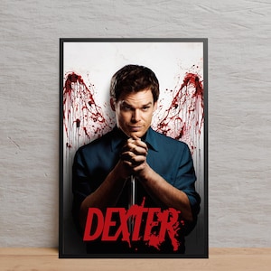 Pôster de Dexter, impressão de alta qualidade, arte de parede para série de TV, presente para fãs de séries de TV