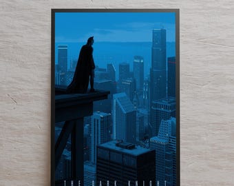 The Dark Knight Poster, High Quality Print, Movie Wall Art, Gift for Film Fans