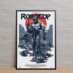 RoboCop Poster, High Quality Print, Movie Wall Art, Gift for Film Fans