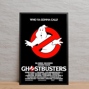 Ghostbusters Poster, Hochwertiger Druck, Film Wandkunst, Geschenk für Filmfans
