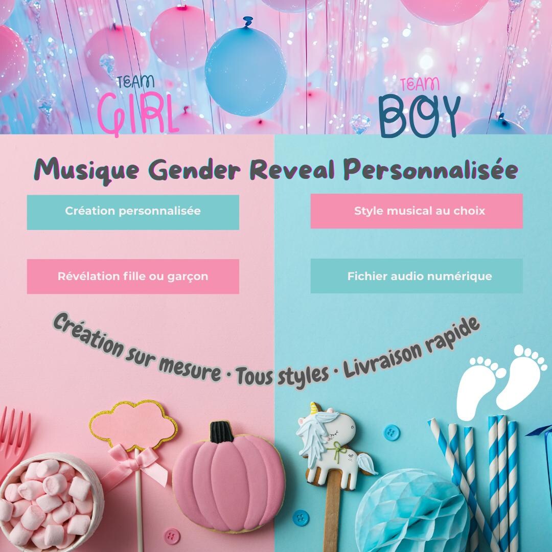 Personalized Gender Reveal Music – All Styles – Baby Gender ...
