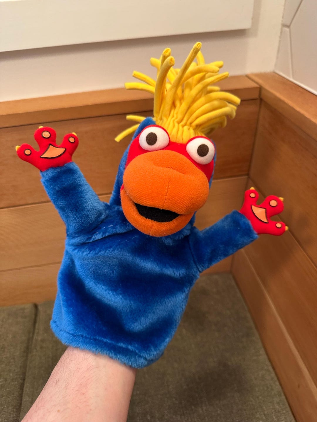 Fuzzbrain Puppet 1998 YTV Fuzz Paws Fuzzpaws Fezz Hand Puppet Rare Hard to Find Good ...
