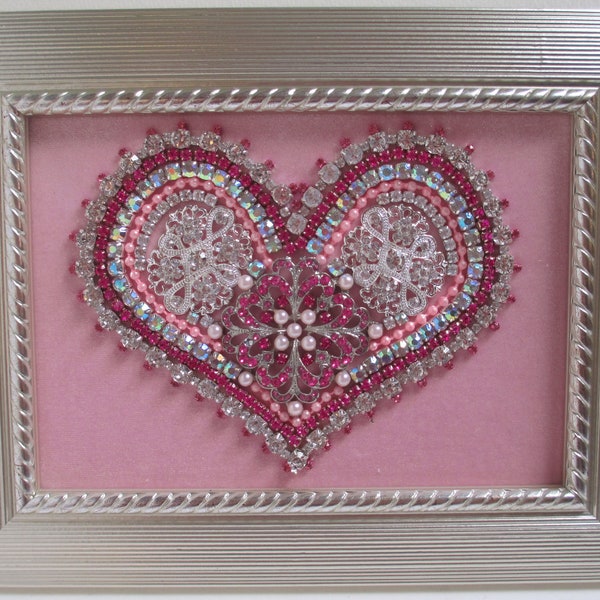 Pink Rhinestone Frame - Etsy