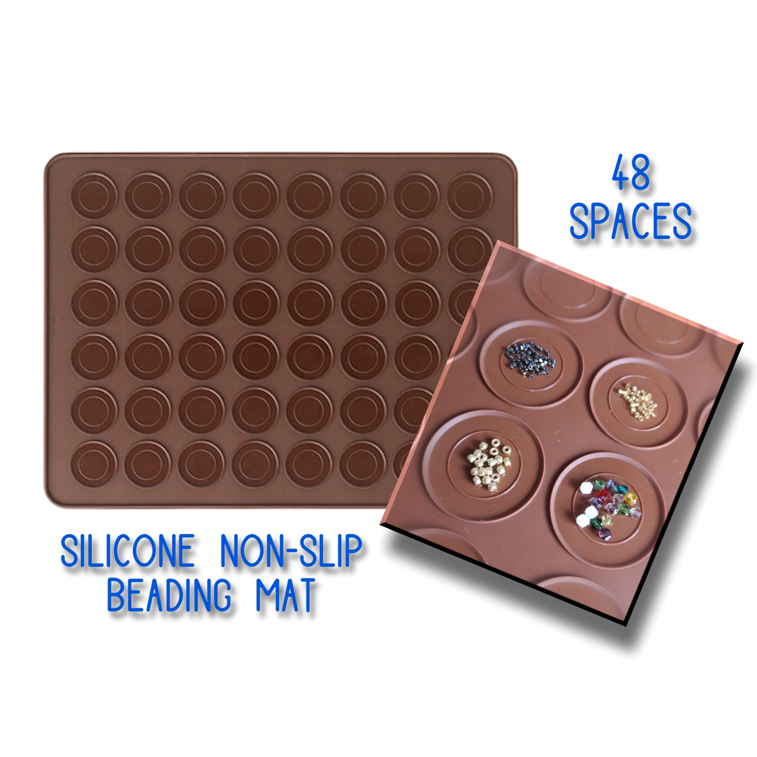 Non Slip Silicone Beading Mat Keep Those Beads Safe 48 Etsy UK