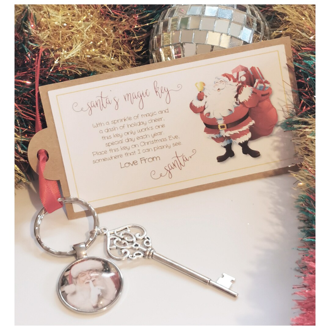 Santa es Magic Schlüssel Türschloss Weihnachten Weihnachten