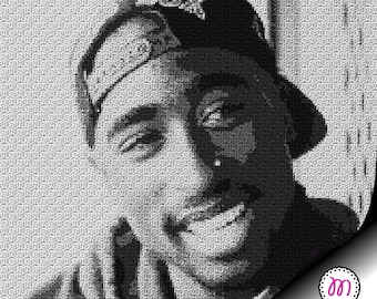 Tupac Blanket C2C/Graphghan Crochet Pattern/Chart/Graph PLUS  FREE Written Patterns