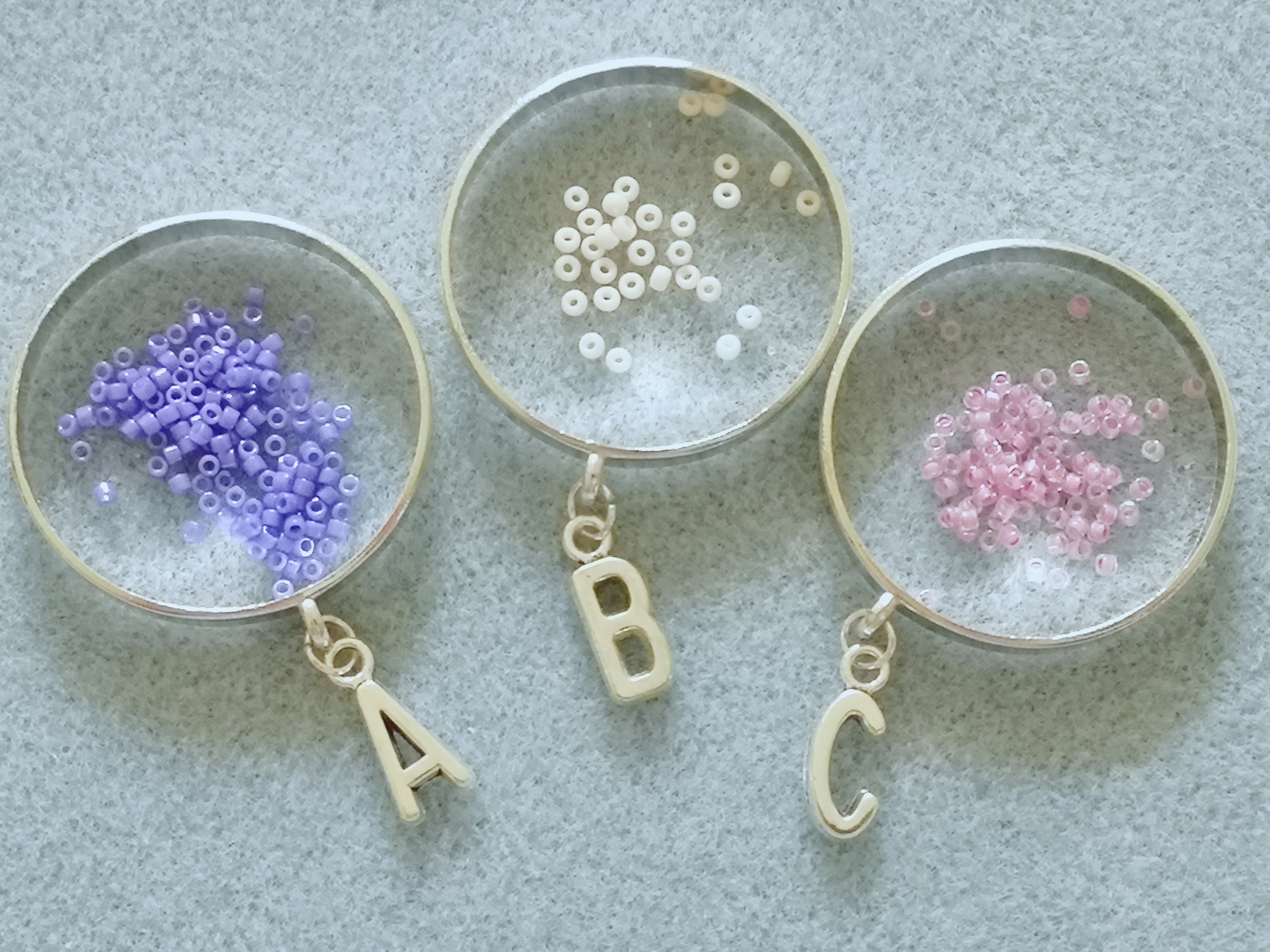 Lettered Bead Tidy that Bead Mat! Pefect for