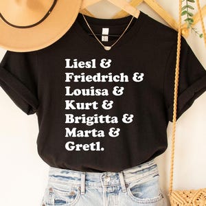 Von Trapp Shirt,Sound of Music,Julie Andrews Shirt,Broadway Shirt,Musical Inspired,Christmas Gift,Music Lyrics Shirt,Music Lover