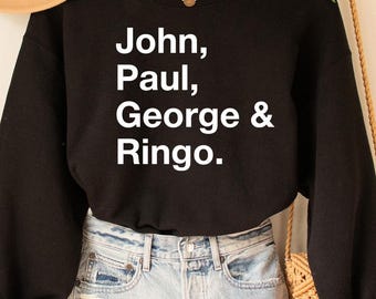Beatles Shirt,Beatles fan, Beatles music, Beatles concert, John Lennon, Paul McCartney, George Harrison
