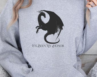 It's been my eer hoodie, shirt onyx storm, T-shirt vierde vleugel citaat, cadeau Liam Mairi, fanshirt fantasie, ijzeren vlam, leesgrage