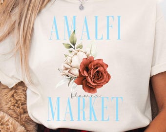 Amalfi Market comfort colors tshirt, Amalfi Coast Shirt,Amalfi Coast, Amalfi Coast Shirt, Italy Shirt, Positano, Capri, Vacation Shirt