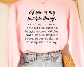 Sudadera Von Trapp, Camiseta Von Trapp, Sonrisas y Lágrimas, Camiseta Julie Andrews, Camiseta Broadway, Inspirada en musicales, Regalo de Navidad, Música
