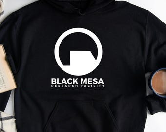 Black Mesa Hoodie, Black Mesa Research Facility Logo Shirt, BMRF Tee, Aperture Science, Aperture Laboratories, Gordon Freeman