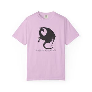 Es war meine Ehre Komfort Farben Tshirt, Onyx Sturm Shirt, Vierter Flügel Zitat T-Shirt, Liam Mairi Geschenk, Fantasy Fan Shirt, Eisen Flamme, Bücherwurm Bild 7