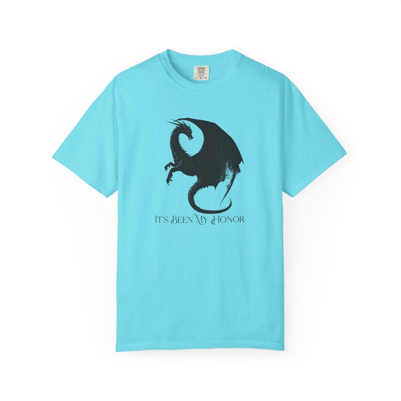 Es war meine Ehre Komfort Farben Tshirt, Onyx Sturm Shirt, Vierter Flügel Zitat T-Shirt, Liam Mairi Geschenk, Fantasy Fan Shirt, Eisen Flamme, Bücherwurm Bild 5