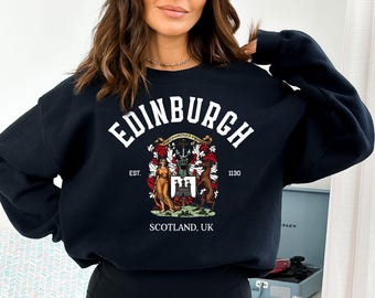 Edinburgh sweatshirt, Edinburgh T-shirt, Edinburgh Shirt, Scotland Gift, Scotland T-shirt, Scottish Style Tee, Edinburgh Souvenir