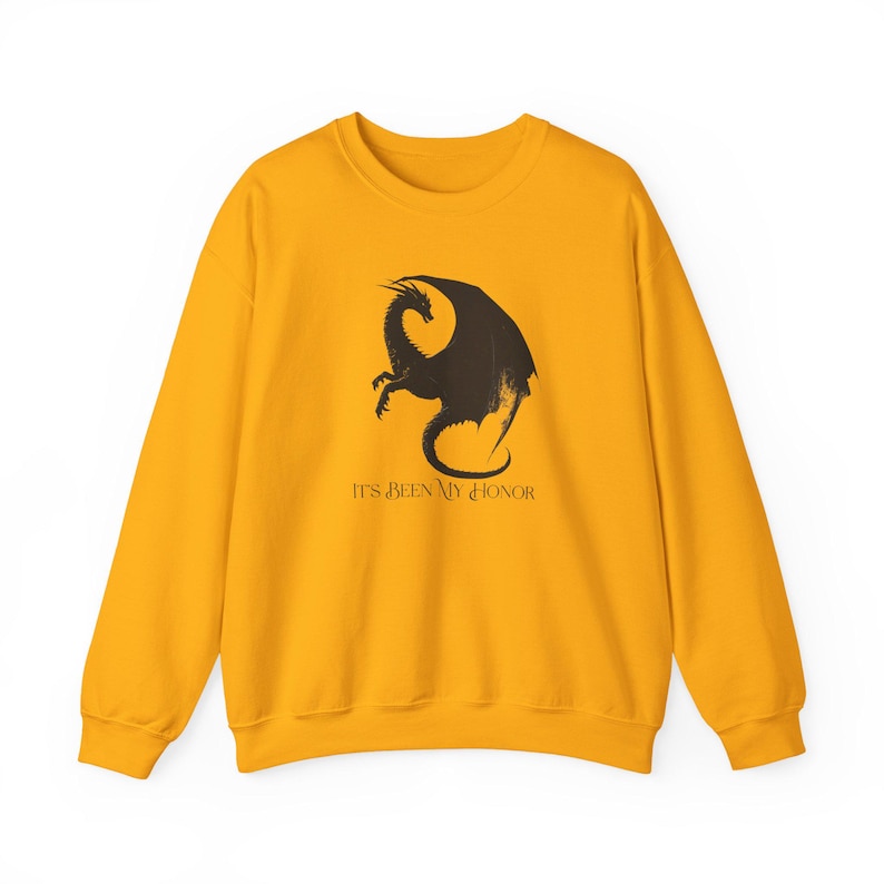 It's been my honour sweatshirt, Onyx Storm Shirt, Fourth Wing Quote Tee, Liam Mairi Gift, Fantasy Fan Shirt, Iron Flame, Bookish image 5