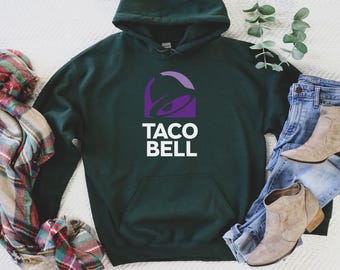 Taco Bell Hoodie, Taco Bell shirt, Taco bell fan gift, Taco lover gift, Taco bell logo, Taco bell outfit