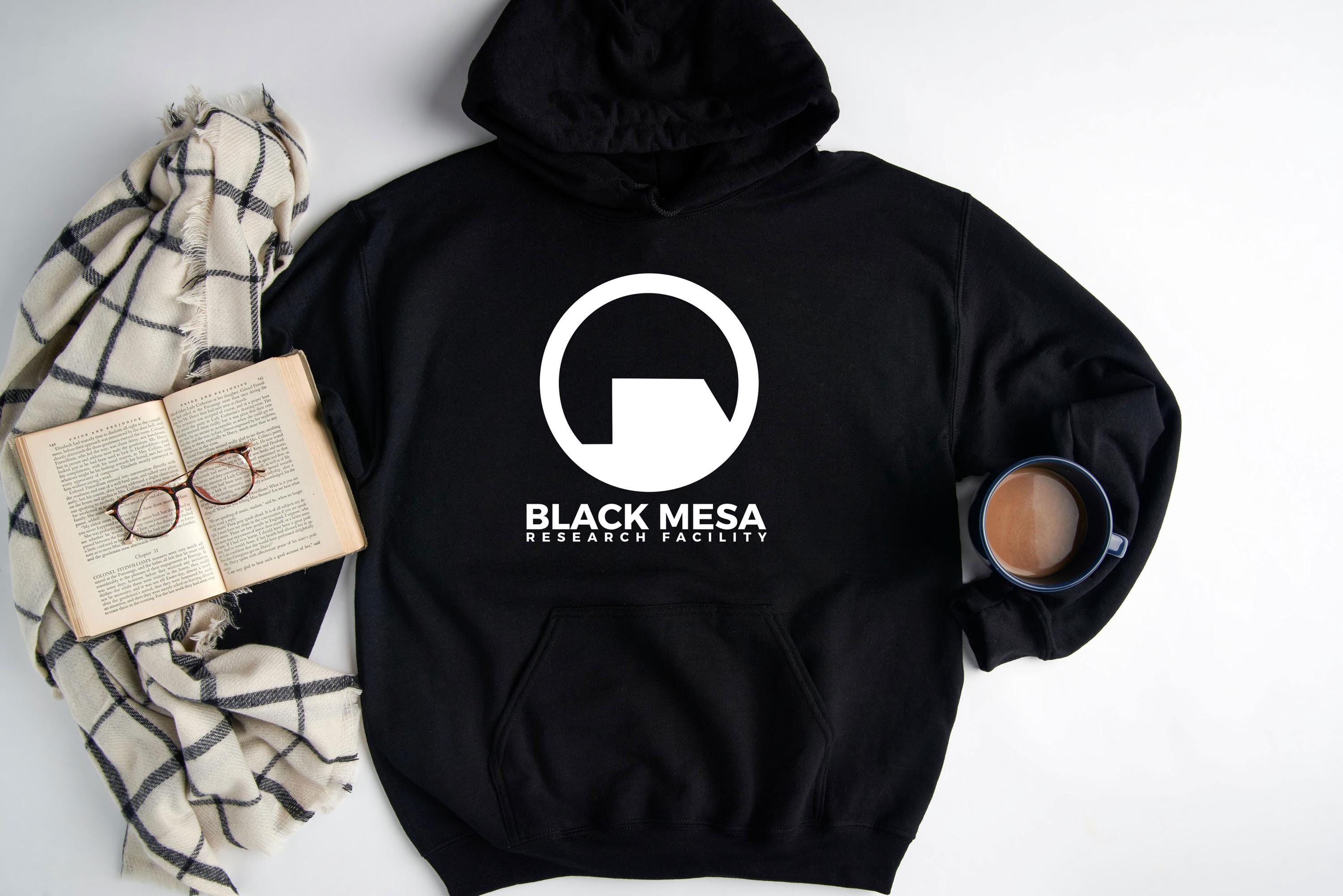 Black Mesa Hoodie, Black Mesa Research Facility Logo Shirt, BMRF 