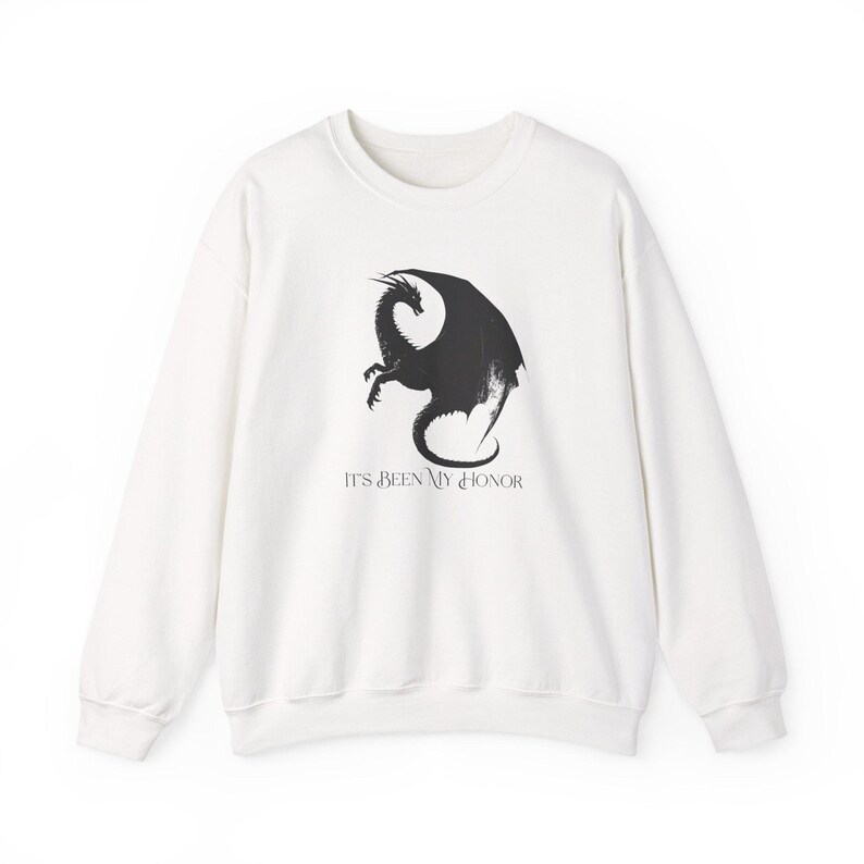 It's been my honour sweatshirt, Onyx Storm Shirt, Fourth Wing Quote Tee, Liam Mairi Gift, Fantasy Fan Shirt, Iron Flame, Bookish image 3
