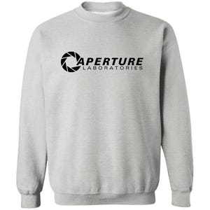 Aperture Laboratories Sweatshirt, Aperture Laboratories T-Shirt, Aperture Labs Vertical Logo Tshirt, Retro Gamer Tee, Video Gaming image 7