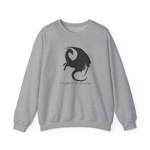It's been my honour sweatshirt, Onyx Storm Shirt, Fourth Wing Quote Tee, Liam Mairi Gift, Fantasy Fan Shirt, Iron Flame, Bookish image 4