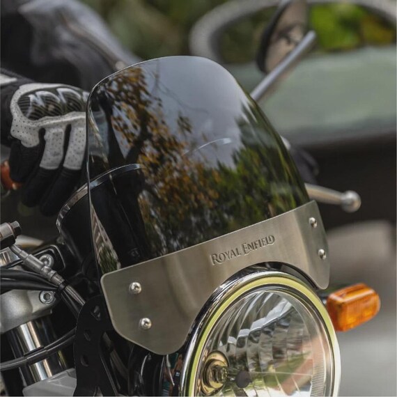 Short Flyscreen Kit For Royal Enfield GT 650 & Interceptor 650 – Stainless Steel