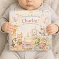 Personalized First Birthday Book, Custom Baby Name Storybook, 1st Birthday Keepsake Gift, Gift From Grandma Aunt Godmom, Boys Girls product logo