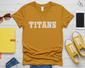 Customized Shirt Mascot School, Custom Mascot Printed Tees, School Spirit T-shirt, Sports Team Shirt, Team Mascot Printed T-shirt