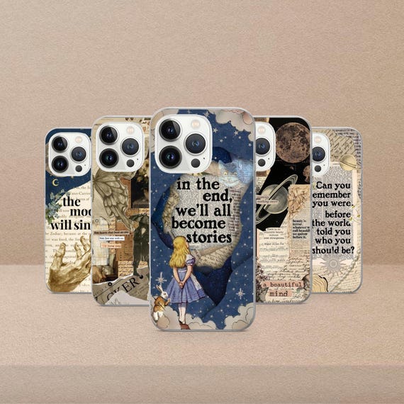 Bookish Phone Case Quote Book Lover Cover For iPhone 17Pro, 16, 15, 14, 13, Samsung S26, S25, S24, S23Fe, S22, A16, A26, A56, Pixel 10, 9Pro