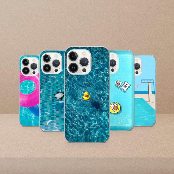 Swimming Phone Case Pool Athlete Cover For iPhone 17Pro, 16, 15, 14, 13,  Samsung S26, S25, S24, S23Fe, S22, A16, A26, A56, Pixel 10, 9Pro